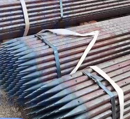 船营超前小导管预埋钢管出尖打孔焊倒刺无缝焊管厂